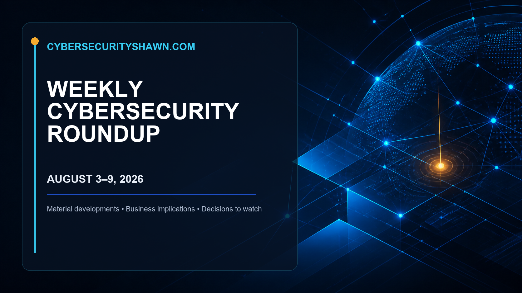 Weekly Cybersecurity Report: Water-Sector Intrusions and Enterprise AI Exposure